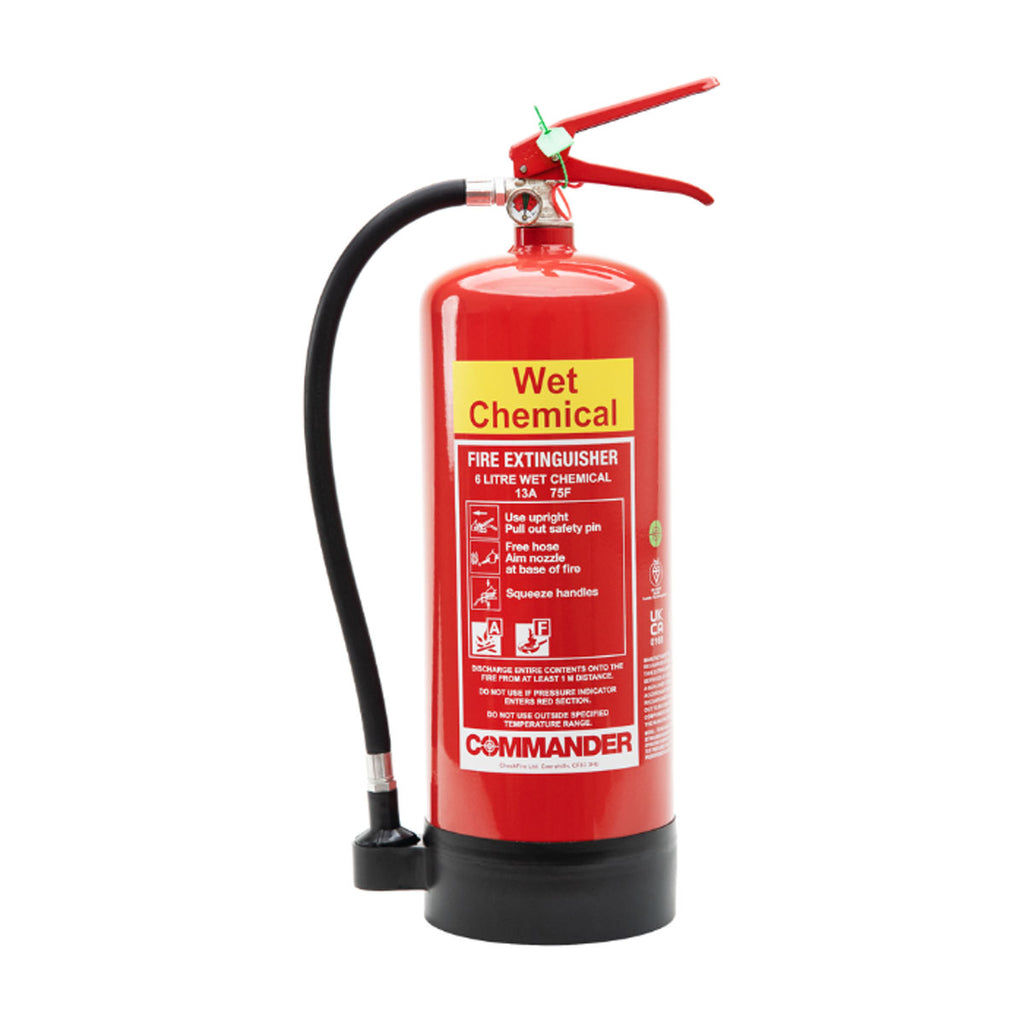 Commander 6ltr Wet Chemical Fire Extinguisher - FX-WCH-006-DCF