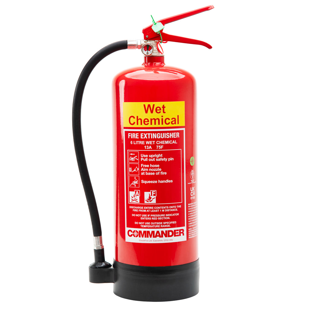 Commander 6ltr Wet Chemical Fire Extinguisher - FX-WCH-006-DCF