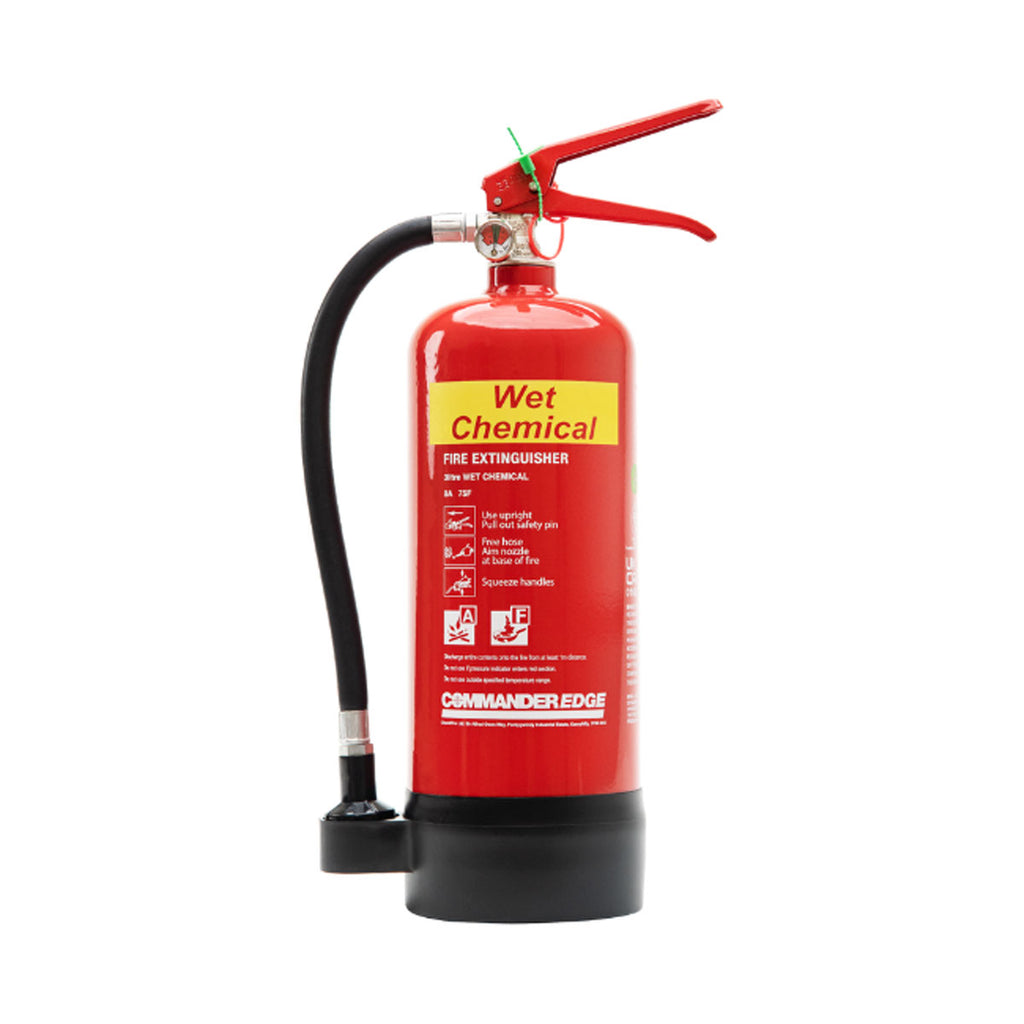 CommanderEDGE 3ltr PFAS-Free Wet Chemical Fire Extinguisher - FX-WCH-003-DCF