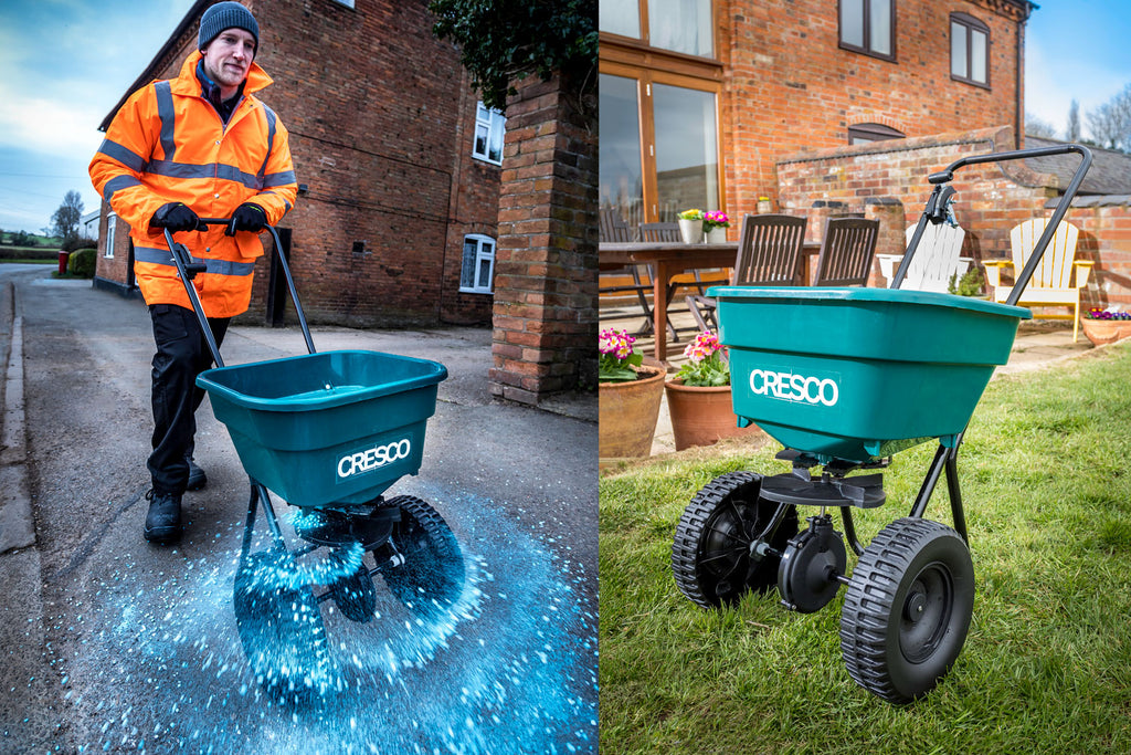 Cresco 10SW Push Along Salt & Seed Spreader 36kg Capacity