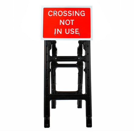 Crossing Not In Use' Sign Diagram 7016 | Quick Fit (face only) | 600x450mm