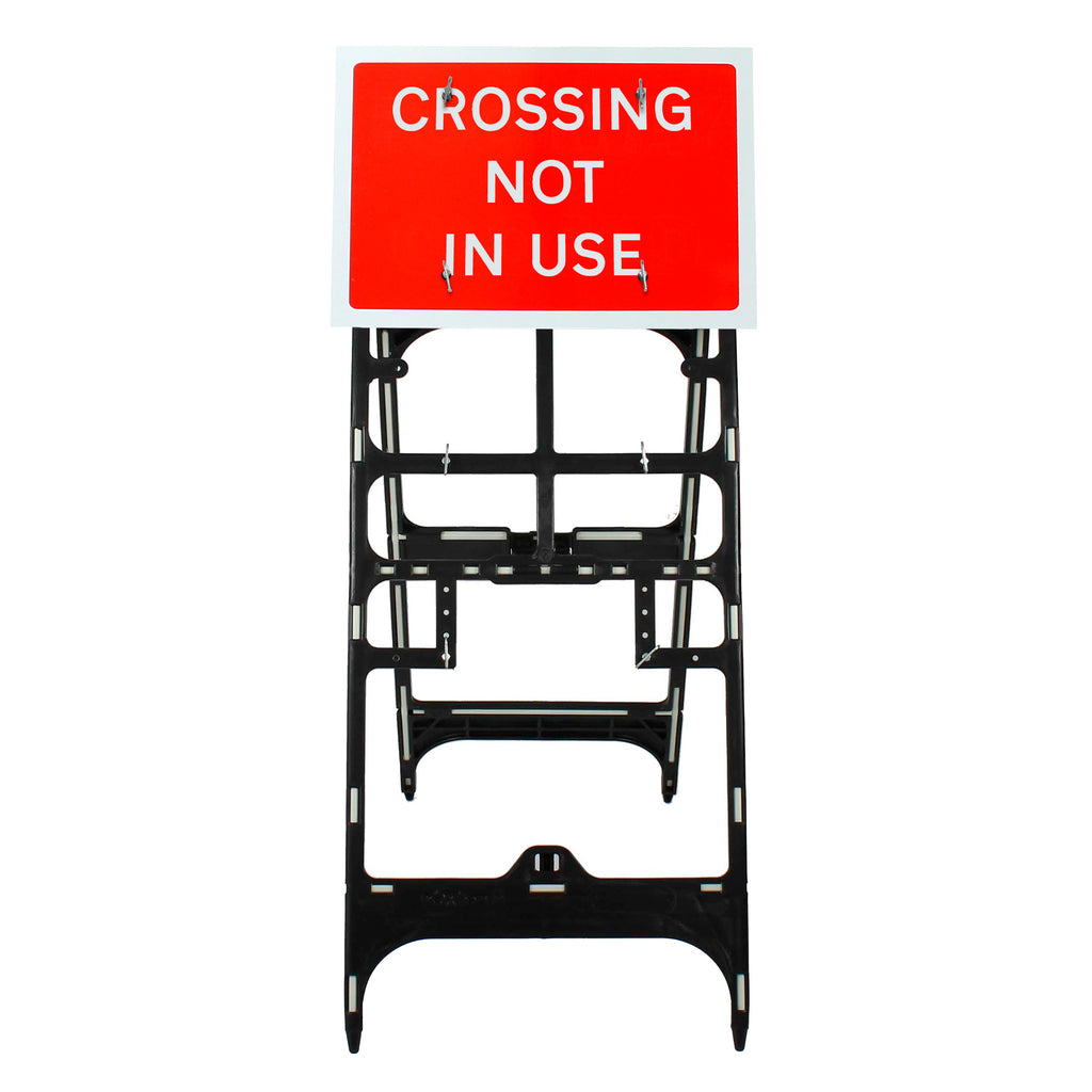 Crossing Not In Use' Sign Diagram 7016 | Quick Fit (face only) | 600x450mm