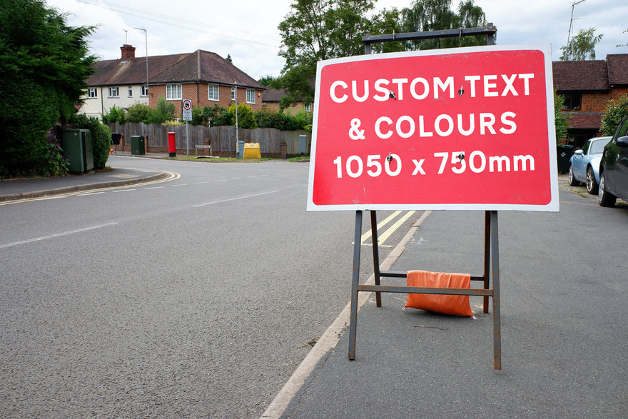 Custom Quick Fit Road Sign 1050750 Lifestyle