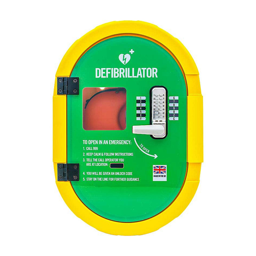 DefibSafe Outdoor AED Cabinet with Keypad Lock