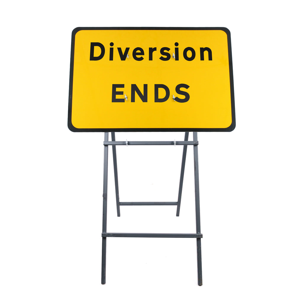 Diversion Ends Sign Diagram 2702 | Quick Fit (face only) | 1050x750mm