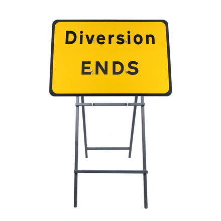 Diversion Ends Sign Diagram 2702 | Quick Fit (face only) | 1050x750mm