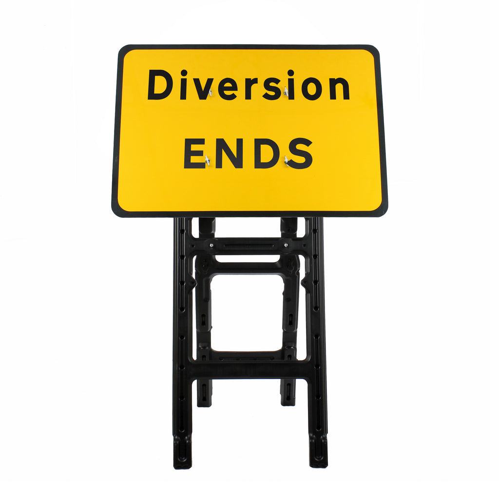 Diversion Ends Sign Diagram 2702 | Quick Fit (face only) | 1050x750mm