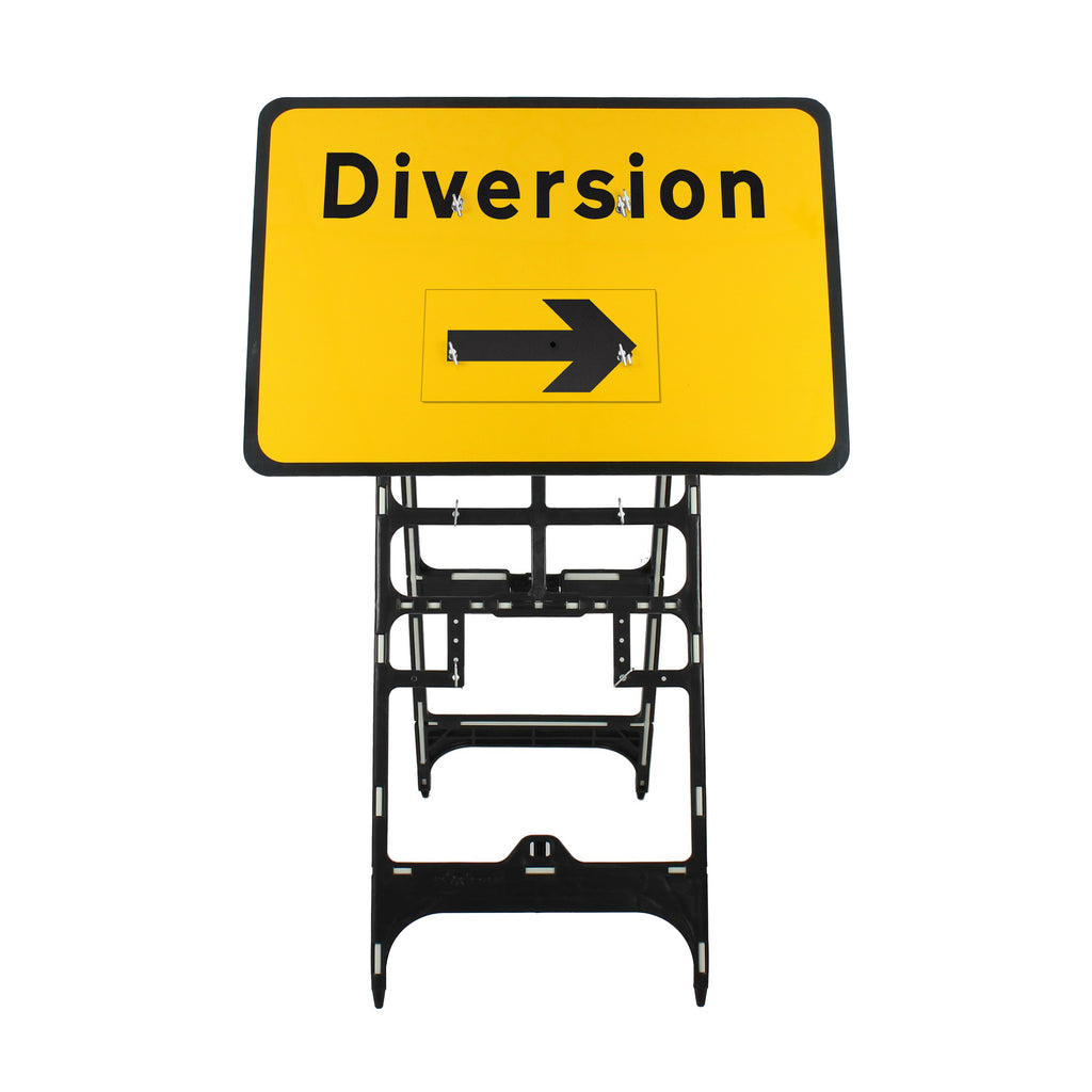 Diversion Rotating Arrow Sign Diagram 2702 | Quick Fit (face only) | 1050x750mm