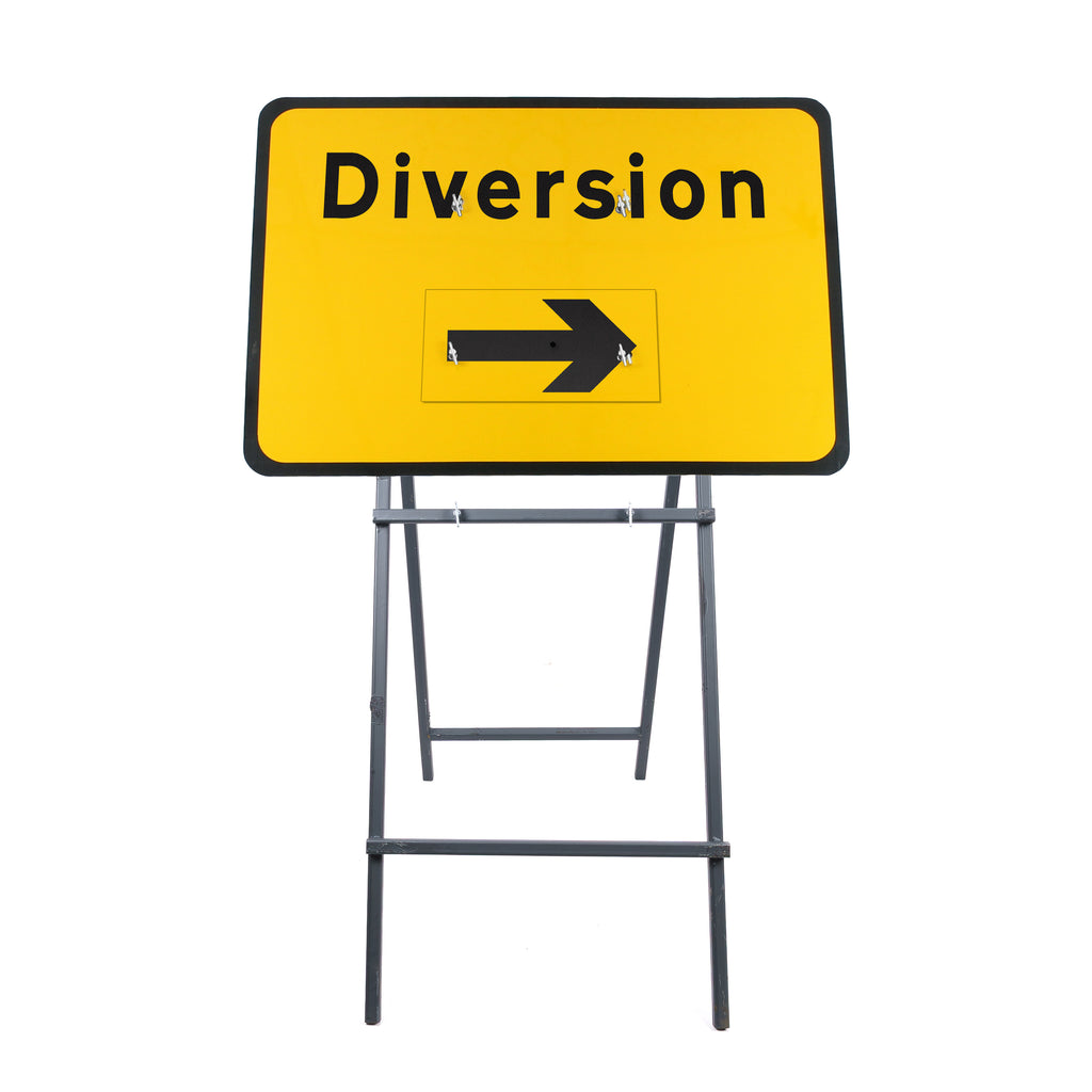 Diversion Rotating Arrow Sign Diagram 2702 | Quick Fit (face only) | 1050x750mm