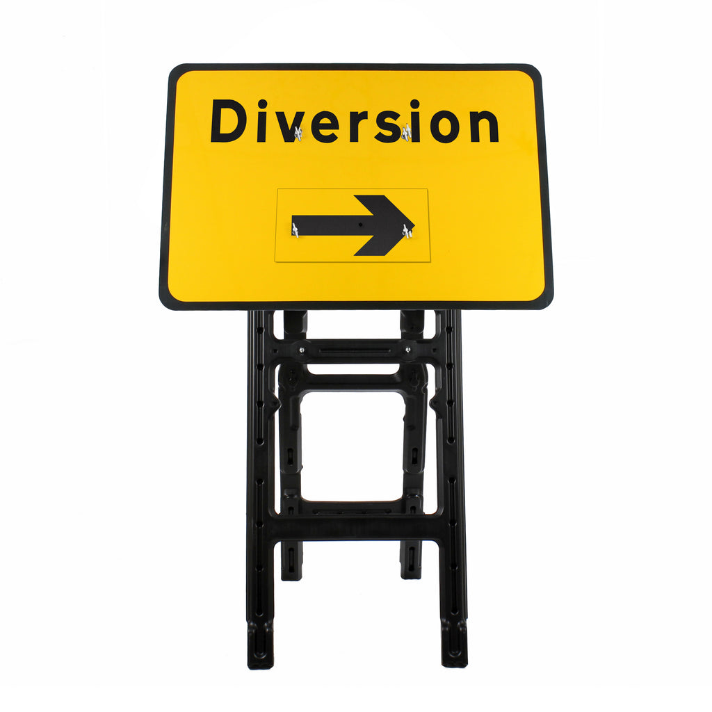 Diversion Rotating Arrow Sign Diagram 2702 | Quick Fit (face only) | 1050x750mm
