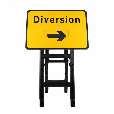 Diversion Rotating Arrow Sign Diagram 2702 | Quick Fit (face only) | 1050x750mm