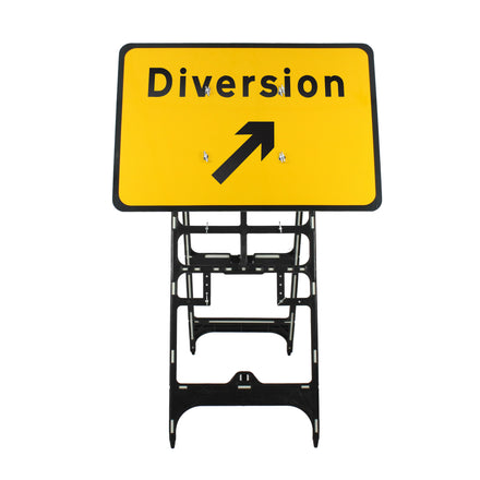 Diversion Up Right Sign Diagram 2702 | Quick Fit (Face Only) | 1050x750mm