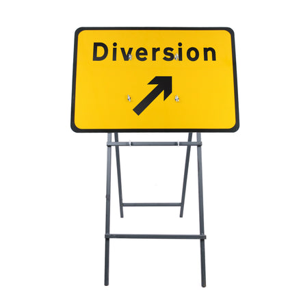 Diversion Up Right Sign Diagram 2702 | Quick Fit (Face Only) | 1050x750mm