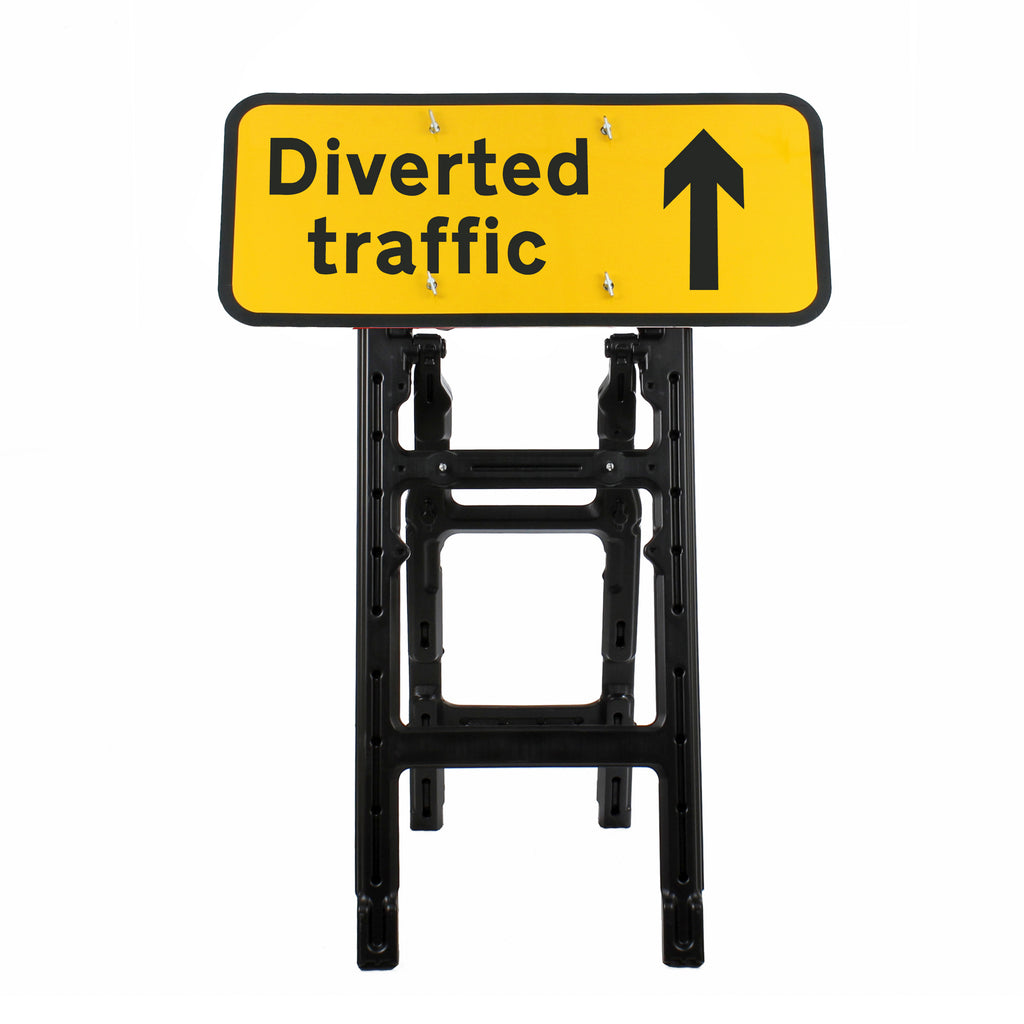 Diverted Traffic' Arrow Up Diagram 2703 | Quick Fit (face only) | 1050x450mm