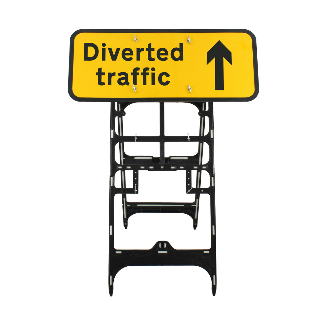 Diverted Traffic' Arrow Up Diagram 2703 | Quick Fit (face only) | 1050x450mm