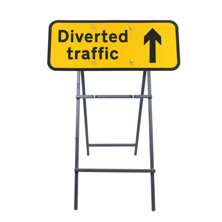 Diverted Traffic' Arrow Up Diagram 2703 | Quick Fit (face only) | 1050x450mm