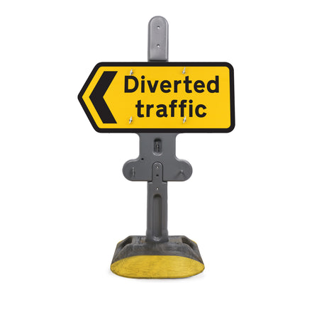 Diverted Traffic' Chevron Left Diagram 2704 | Quick Fit (face only) | 1050x450mm