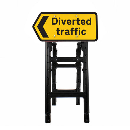 Diverted Traffic' Chevron Left Diagram 2704 | Quick Fit (face only) | 1050x450mm