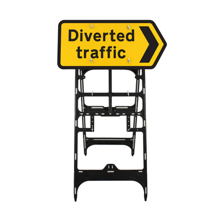 Diverted Traffic' Chevron Right Diagram 2704 | Quick Fit (face only) | 1050x450mm