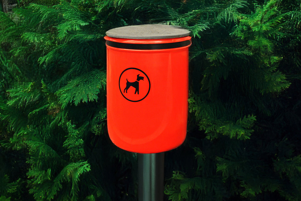 Melba Swintex Wall or Post Mounted Doggy Litter Bin 40L