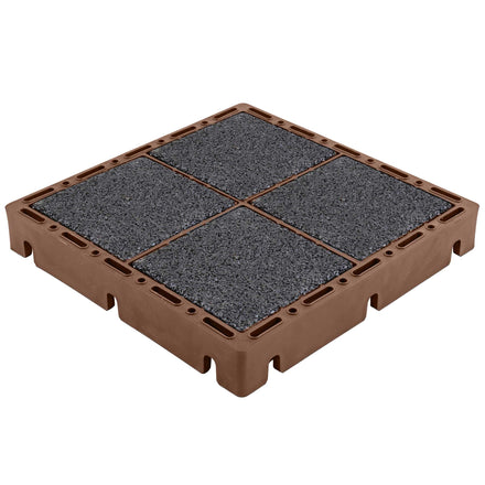 EcoGrid Bloxx Paving System | Rubber Inserts (Terracotta / Black Rubber)