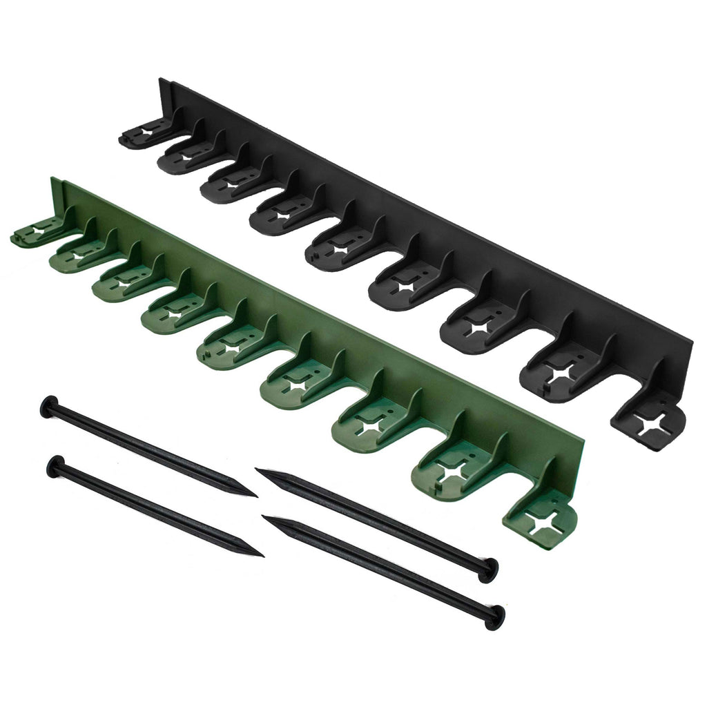 EcoGrid 800mm Flexible Plastic Lawn Edging System Inc. 4 Pins