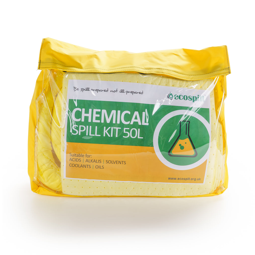 Ecospill Chemical Spill Kit Vinyl Holdall - 50L