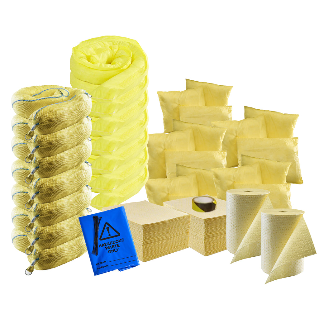 Ecospill Chemical 4 Wheeled Bin Refill Kit - 1000L