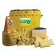 Ecospill Chemical 4 Wheeled Bin Spill Kit - 600L