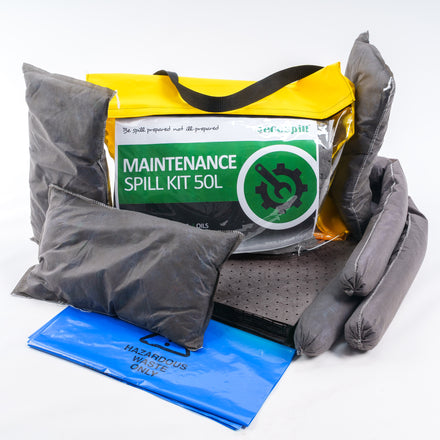 Ecospill Maintenance Spill Kit Vinyl Holdall - 50L