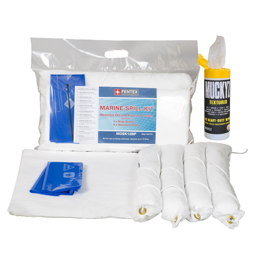 Fentex 12 Litre Oil and Fuel Boat Bilge Spill Kit