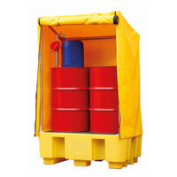 Fentex 2 Drum Spill Pallet with Framed Cover