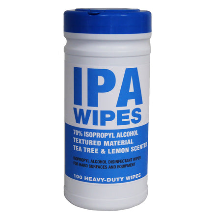 Fentex 2 Litre Tub 100 Large 20cm X 30cm Ipa Wipes Textured Scented Full Box Of 12