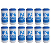 Fentex 2 Litre Tub of 70 Large IPA-Wipes Smooth Sheet Scented (Full Box of 12)
