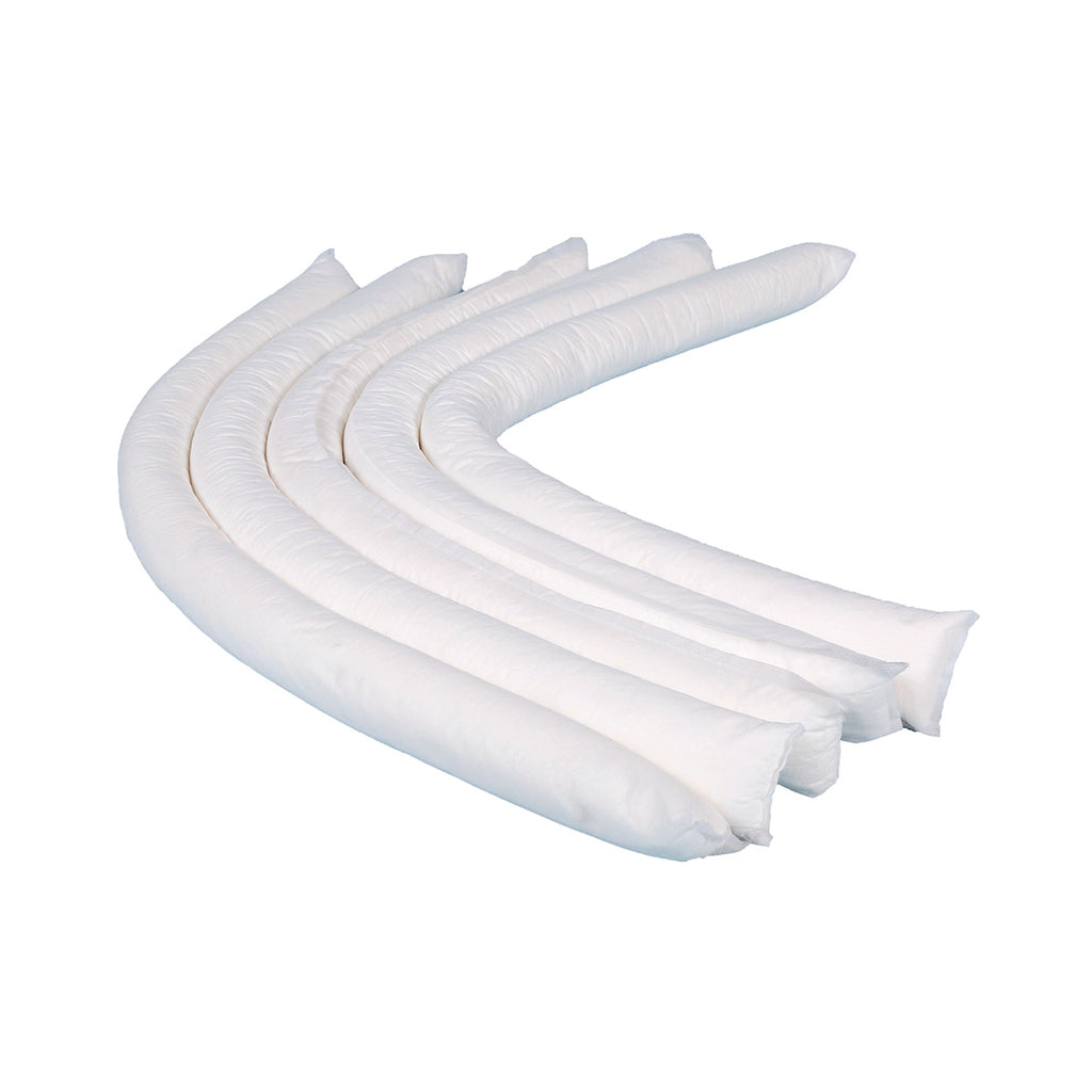 Fentex Oil and Fuel Absorbent Socks 8cm x 1.2m - Poly Pack (Pack of 20)