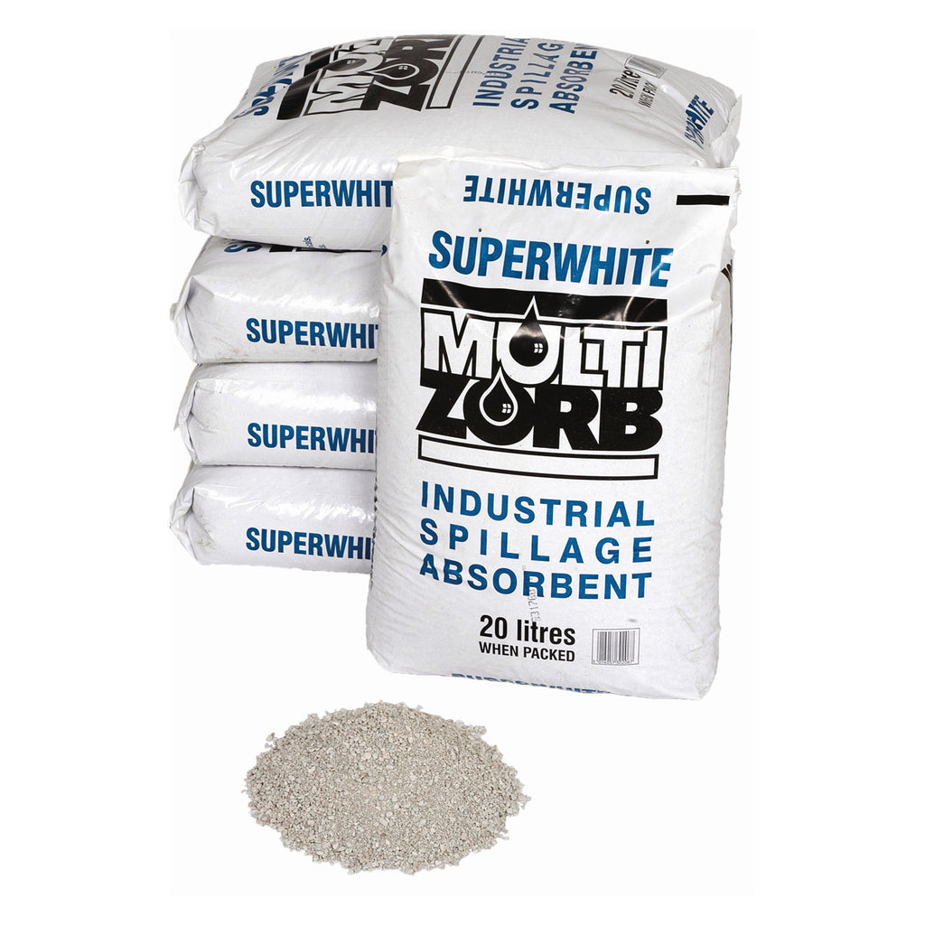Fentex 20L Multi Zorb White General Purpose Spill Absorbent Granules