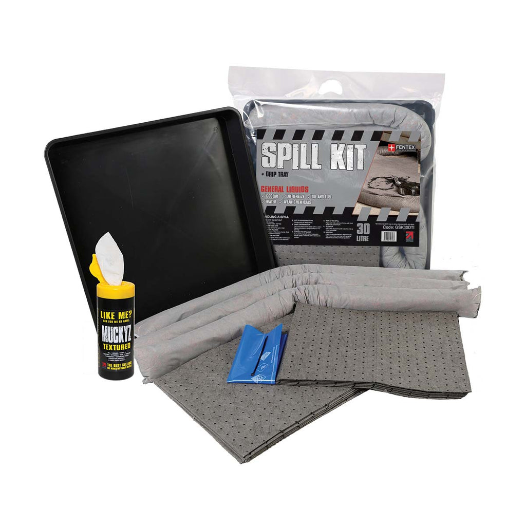 Fentex General Purpose Spill Kit with Flexi Tray