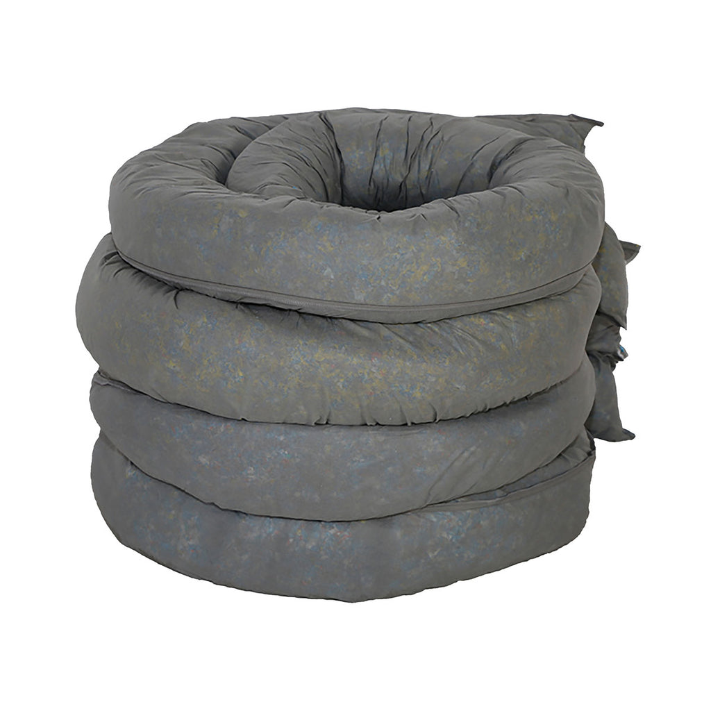 Fentex General Purpose Absorbent Land Booms - 12cm x 3m - Plain Sock - Poly Pack (Pack of 4)