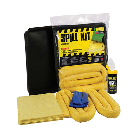Fentex Chemical Spill Kit with Flexi Tray