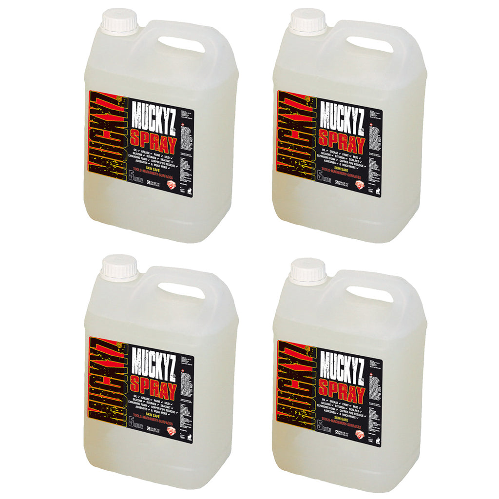 Fentex 5 Litre Pack of Muckyz Spray Solution (Full Box of 4)