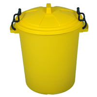 Fentex 60 Litre Empty Plastic Drum and Lid (Yellow)
