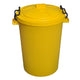 Fentex 80 Litre Empty Plastic Drum and Lid (Yellow)