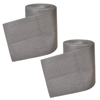 Fentex Double Weight Premium General Purpose Fine Fibre Perforated Absorbent Rolls 48cm x 40M - Poly Pack (Pack of 2)