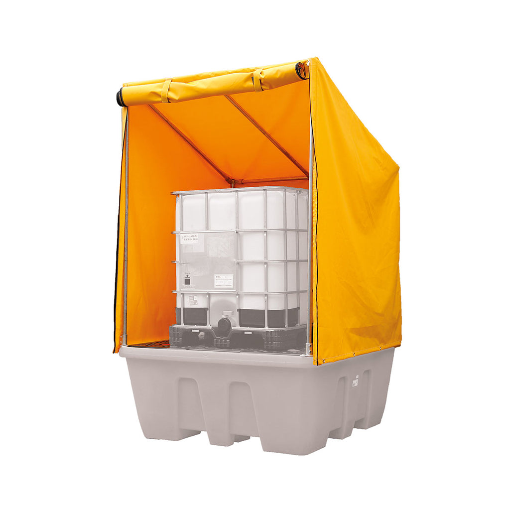 Fentex Framed Cover for IBC Spill Pallet with Removable Deck Stackable