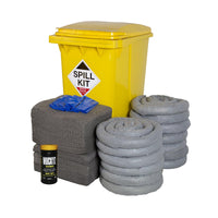 Fentex General Purpose Kit - Yellow Wheelie Bin - 360L