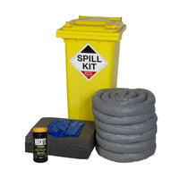 Fentex General Purpose Kit - Yellow Wheelie Bin - 120L