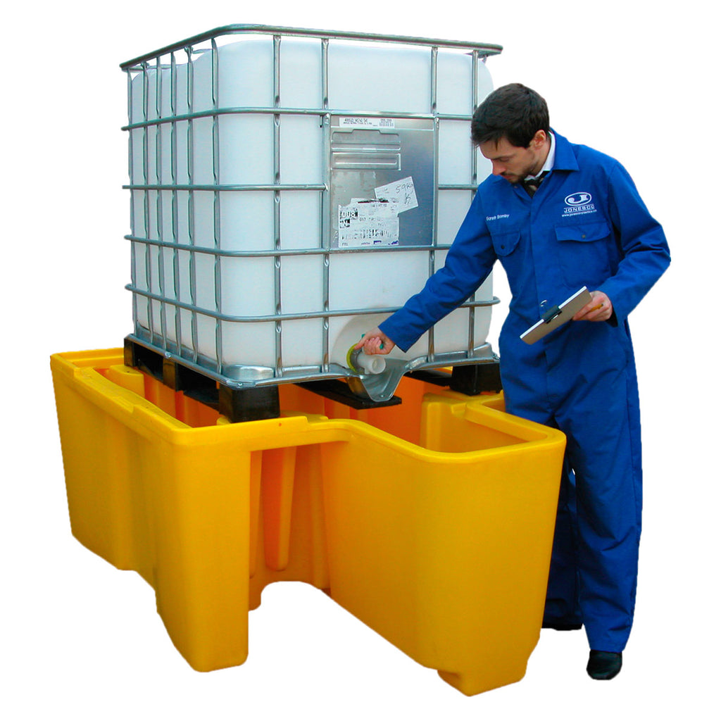 Fentex IBC Spill Pallet with Integral Dispenser