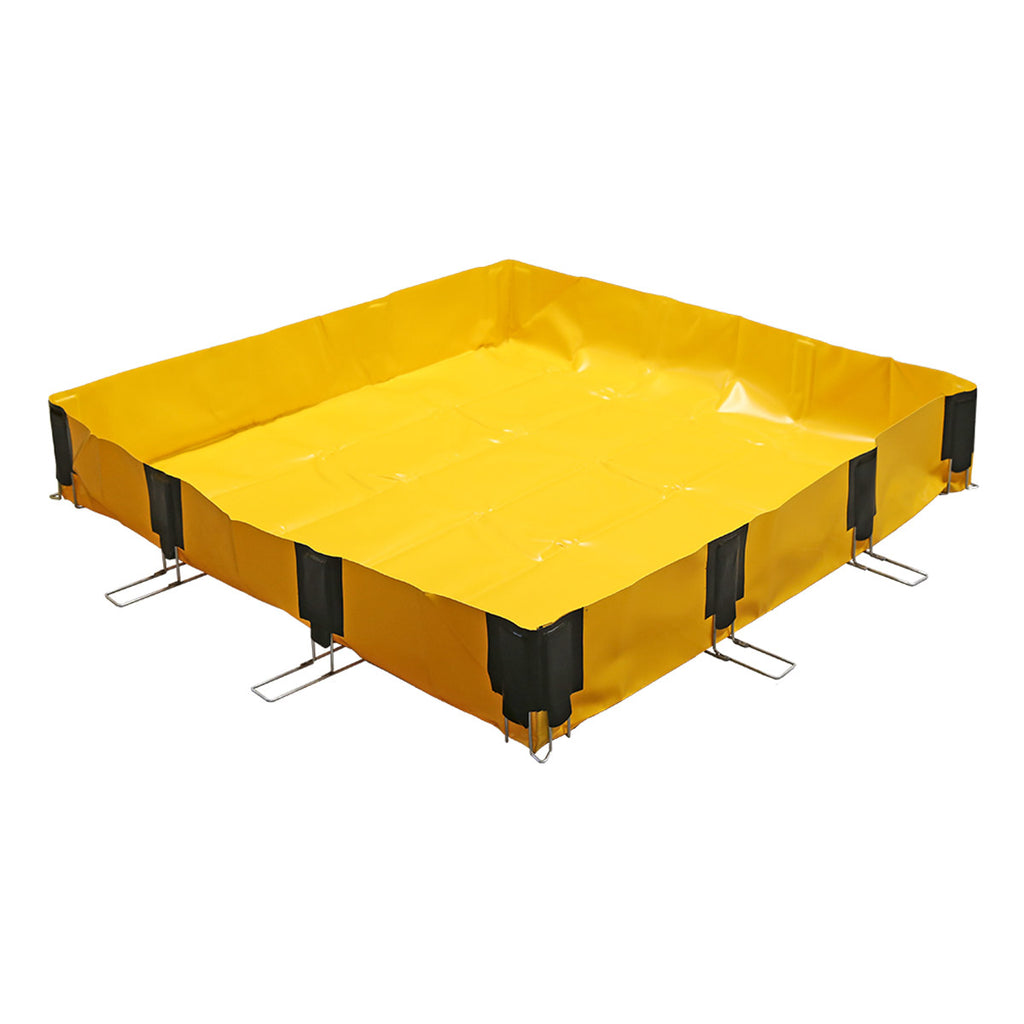 Fentex InstaBund® Fuel and Chemical Spill Containment with Corner and Central Supports