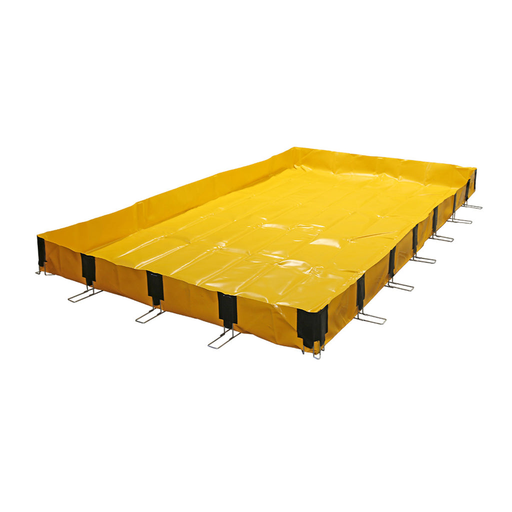 Fentex InstaBund® Fuel and Chemical Spill Containment with Corner and Central Supports