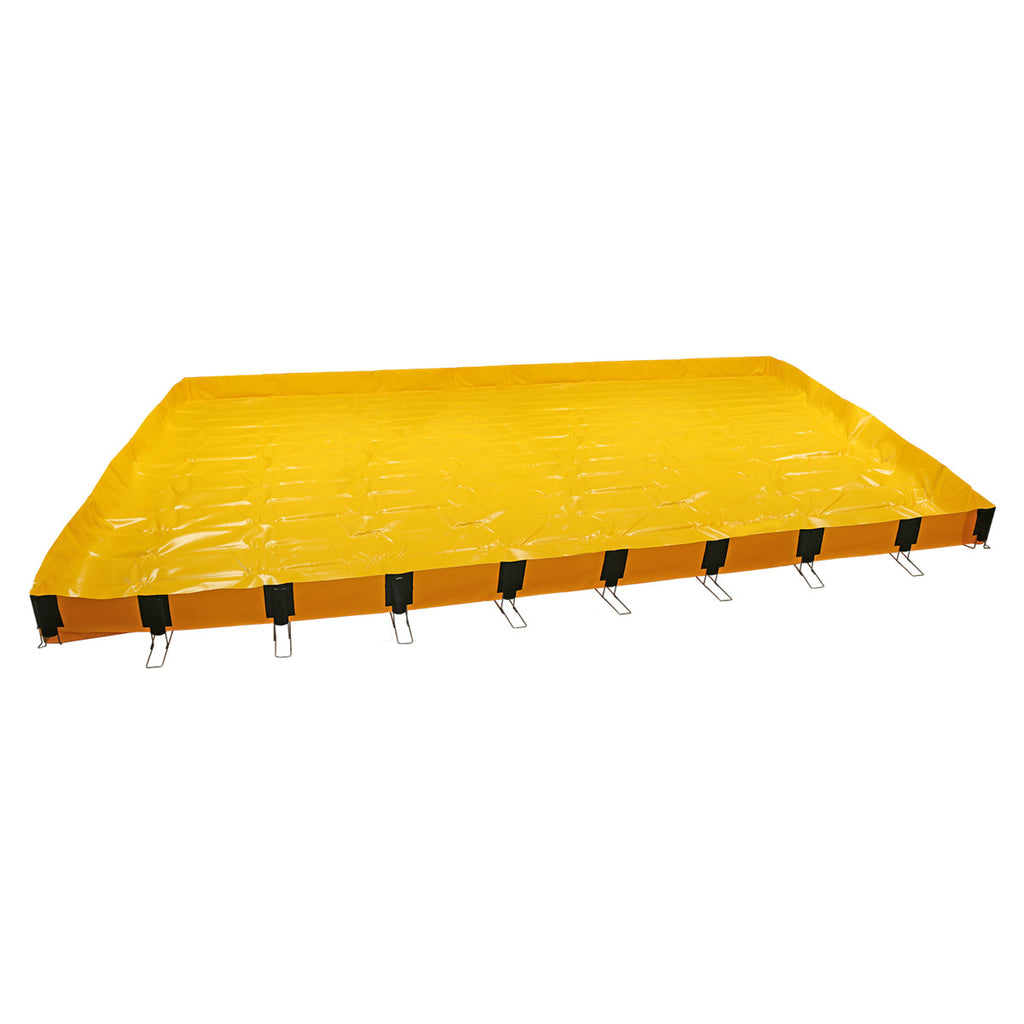Fentex InstaBund® Fuel and Chemical Spill Containment with Corner and Central Supports